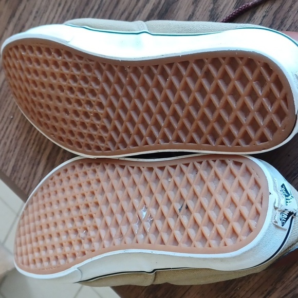 Vans Off the wall Khaki with Aztec print inside, men's 8, women's 9.5 - Picture 7 of 7